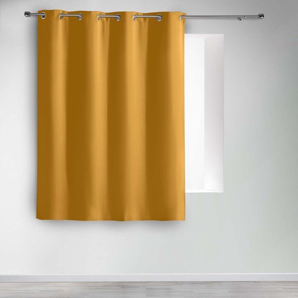 Tenda oscurante giallo ocra 135x180 cm Occult – douceur d'intérieur