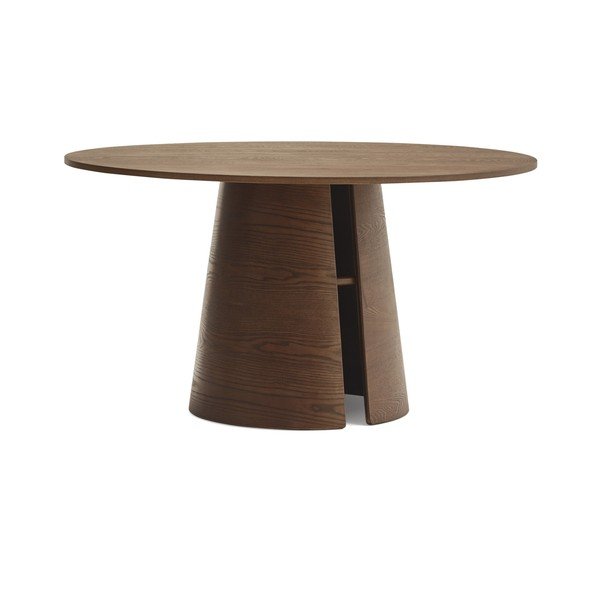Tavolo da pranzo rotondo con effetto frassino ø 137 cm Cep – Teulat-image-1