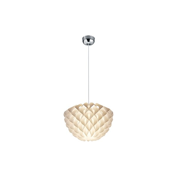 Lampada da soffitto bianca a sospensione, altezza 150 cm Tilia - Trio