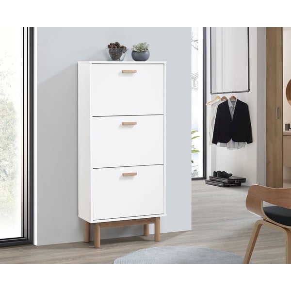 Scarpiera bianca a ribalta Melanie - Støraa-image-1