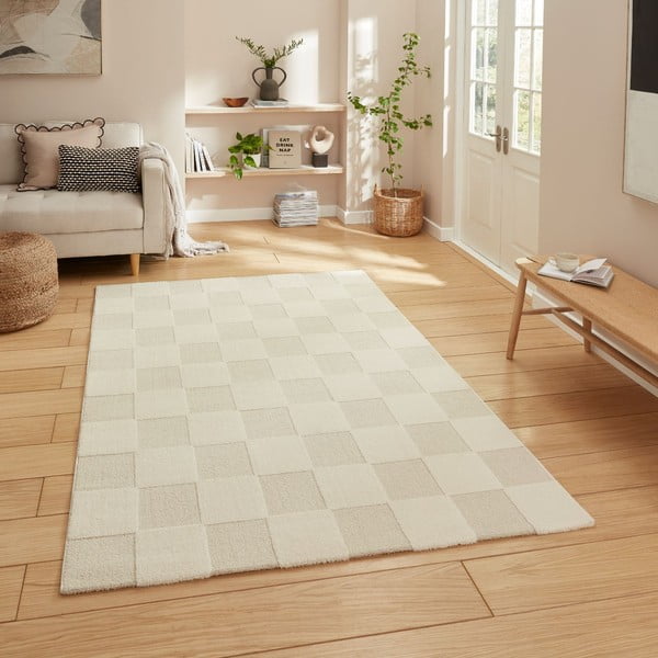 Tappeto color crema 120x170 cm Elio Cream – Think Rugs-image-1