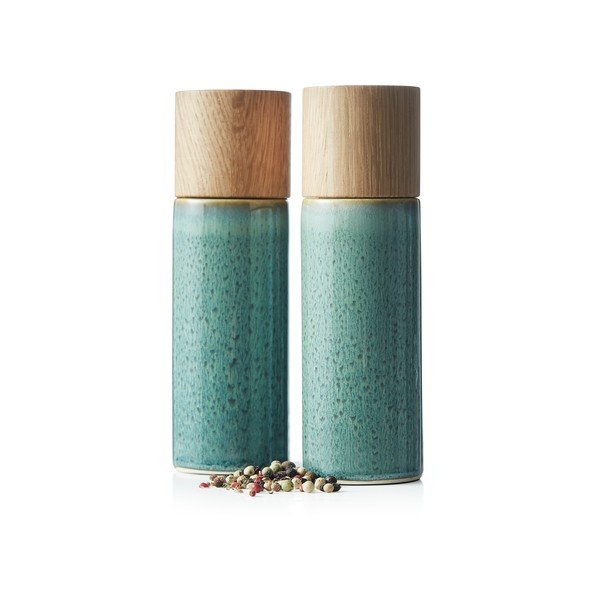 Set macina pepe e sale verde in ceramica 2 pz Gastro Green – Bitz-image-3