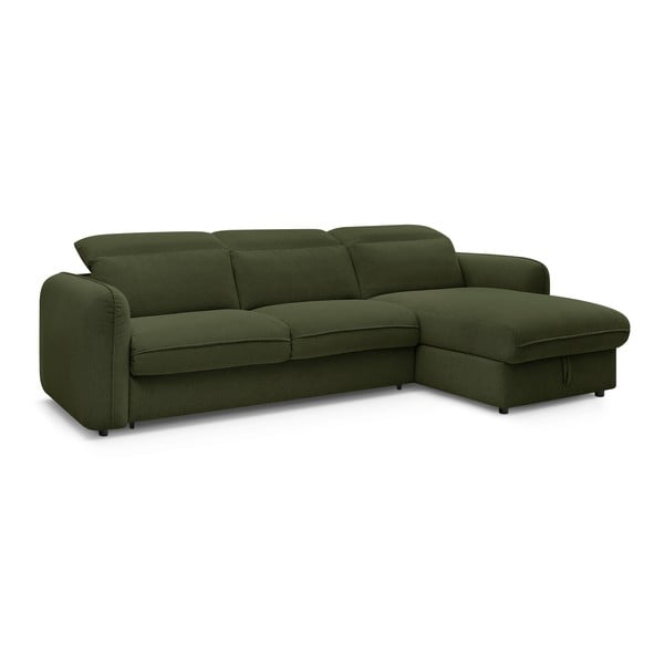 Divano angolare verde allungabile (con composizione variabile) Achille – Bobochic Paris-image-3