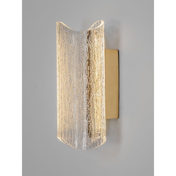 Lampada da parete LED color ottone in acciaio Sarin – Nova Luce-image-2