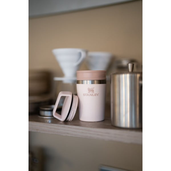 Tazza termica rosa chiaro in acciaio inox 230 ml Café-To-Go Travel Mug Rose Quartz – Stanley-image-1