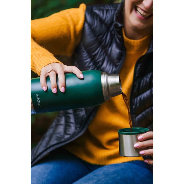 Tazza termica da viaggio verde Fuori, 1 l - Vialli Design-image-4