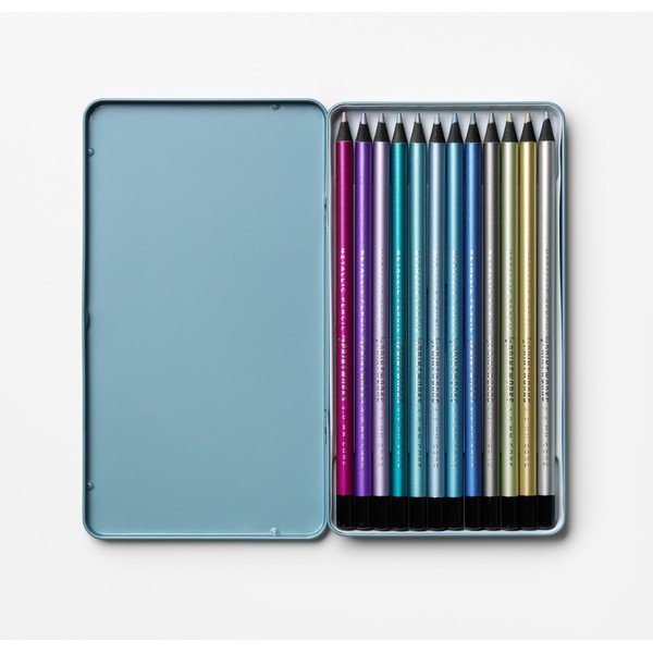 Set di pastelli colorati Metallic – Printworks