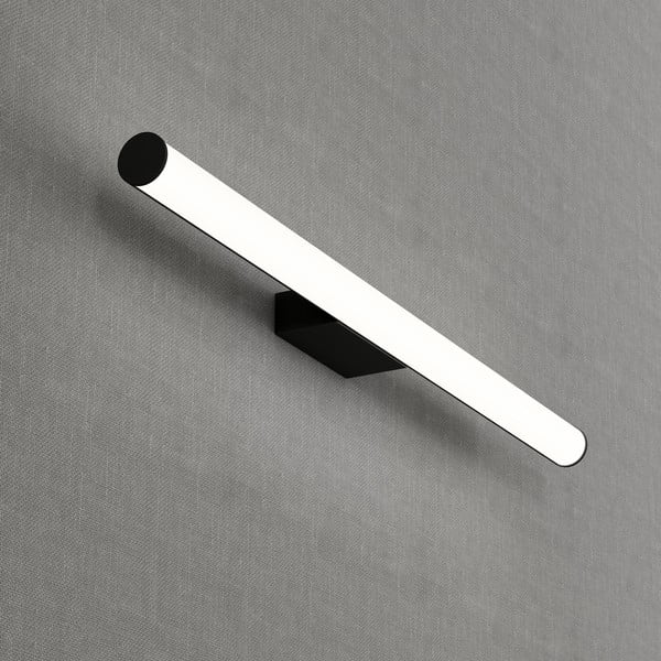 Lampada da parete nera, lunghezza 90 cm Caspio - SULION-image-1