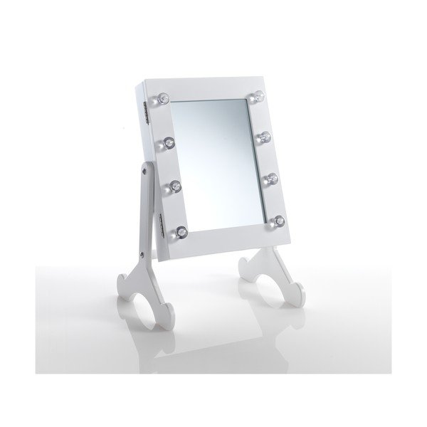 Specchio per make-up con illuminazione 29x44 cm Coffer Lux LED – Tomasucci-image-3