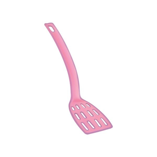 Růžová silikonová obracečka Metaltex Prisma