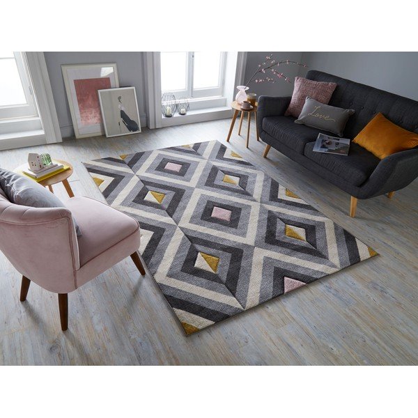 Tappeto grigio Paloma, 200 x 290 cm - Flair Rugs-image-4