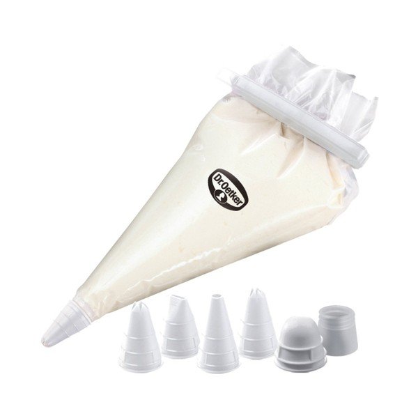Set di 10 sacchetti monouso e 4 punte per decorazioni Sweet - Dr. Oetker