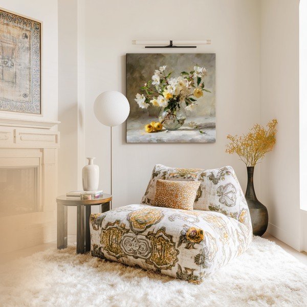 Dipinto stampato con cornice inclusa 70x70 cm Apple Flowers – Styler-image-2