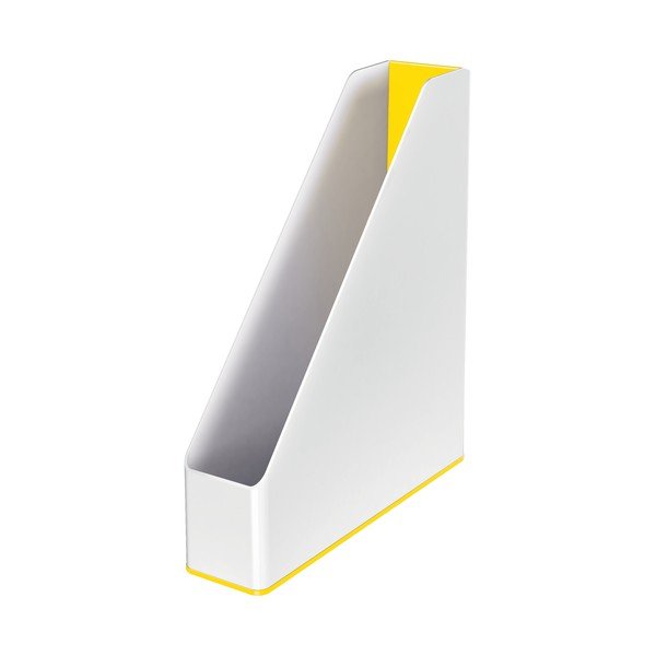 Portariviste bianco e giallo WOW - Leitz