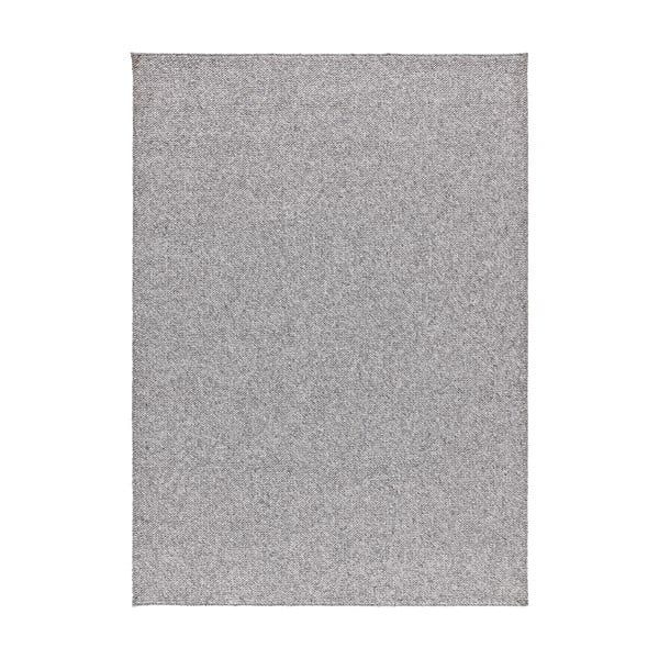 Tappeto grigio chiaro 80x150 cm Petra Liso - Universal