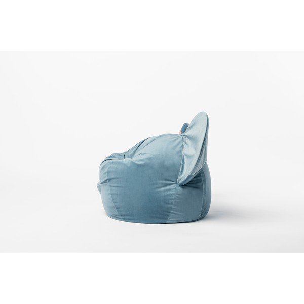Pouf a sacco per bambini blu Ears – The Brooklyn Kids-image-2