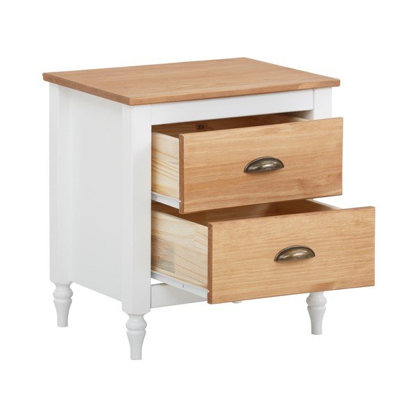 Comodino in legno di pino bianco Rio - Støraa-image-3