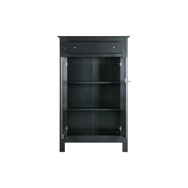 Armadio in legno di pino nero Eva - WOOOD-image-2