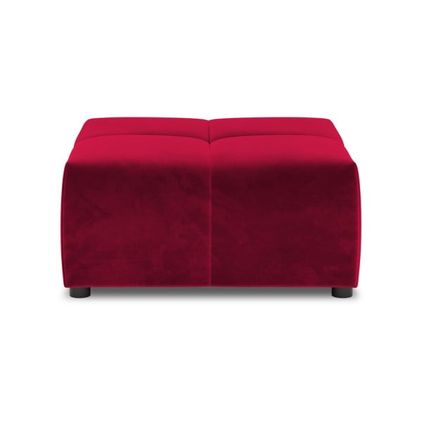 Modulo divano in velluto rosso Rome Velvet - Cosmopolitan Design