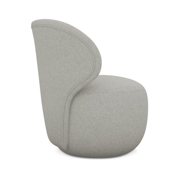 Poltrona grigio chiaro Kama – Makamii-image-2