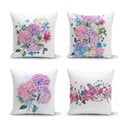 Set di 4 federe decorative Viola Rosa, 45 x 45 cm - Minimalist Cushion Covers