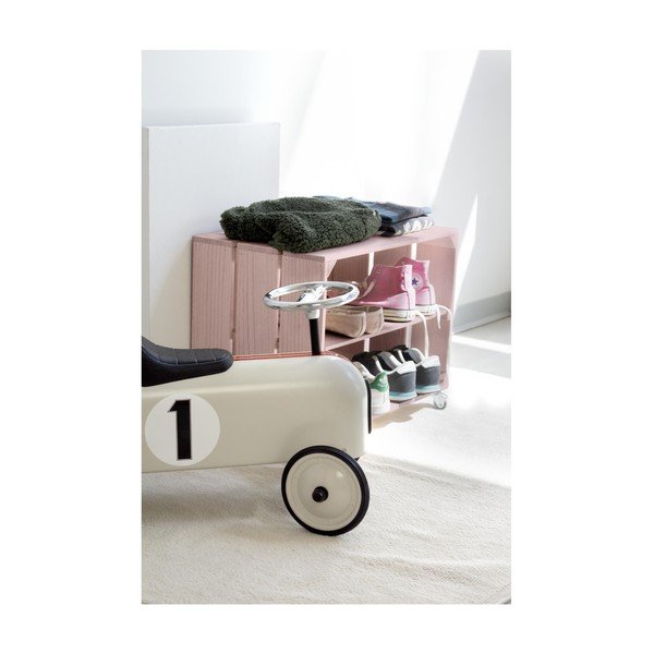 Scarpiera in legno rosa Scarpa Zapatero - Really Nice Things-image-1