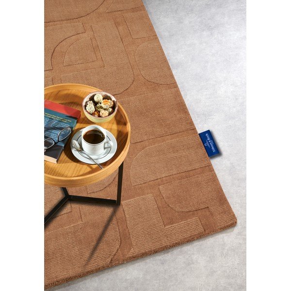 Tappeto marrone in lana tessuto a mano 80x150 cm Alexis - Villeroy&Boch-image-2