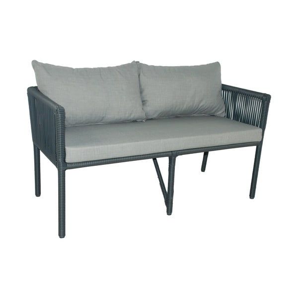 Set da pranzo da giardino in rattan grigio per 6 persone Vera 2 - Floriane Garden-image-1