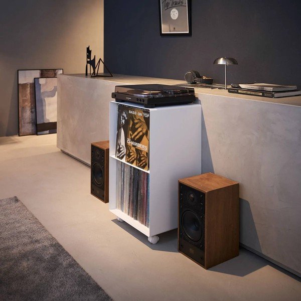 Carrello portaoggetti bianco in metallo 40x73x38 cm Tower – YAMAZAKI-image-1