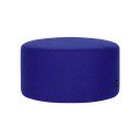 Poggiapiedi blu con rivestimento in lana Folk – noo.ma