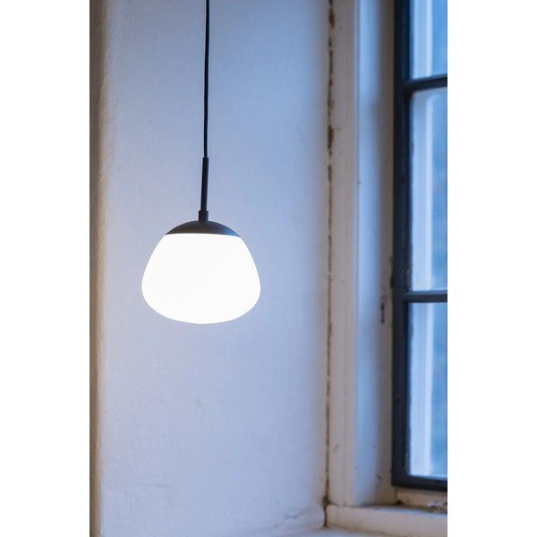 Lampadario bianco/nero in vetro ø 18 cm Rise – Markslöjd-image-1