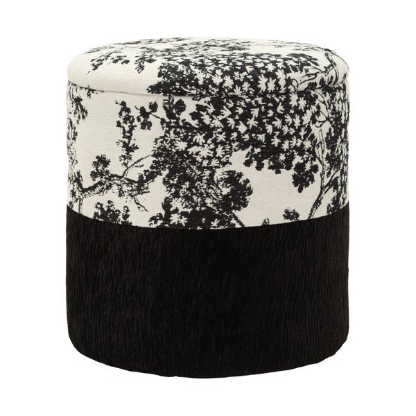 Poggiapiedi bianco e nero Oriental Style – Mauro Ferretti-image-1
