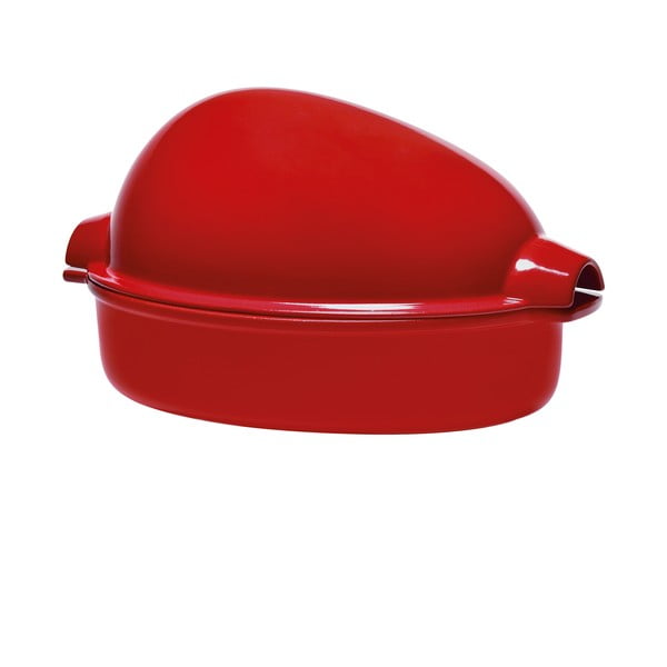 Teglia per pollame in ceramica rossa, 41,5 x 27,5 cm - Emile Henry
