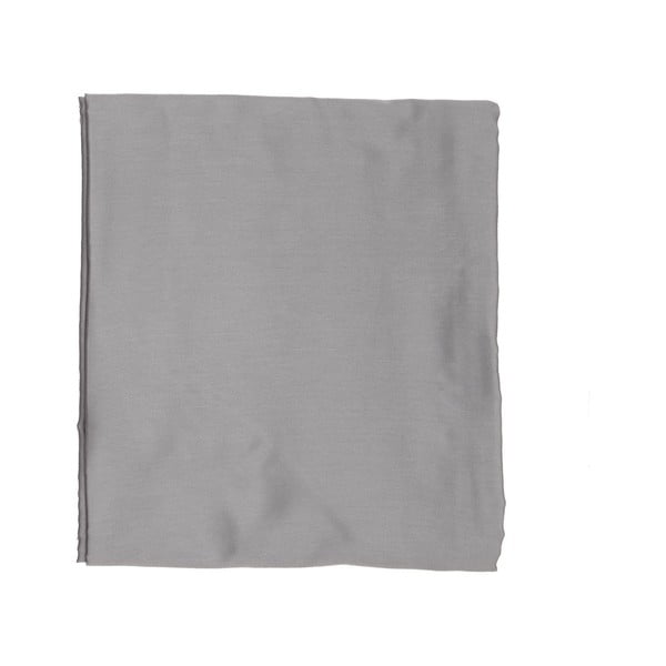 Lenzuolo grigio scuro in cotone sateen elasticizzato 140x200 cm - Mijolnir