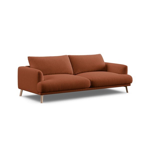 Divano color terracotta 200 cm Naomi – Micadoni 