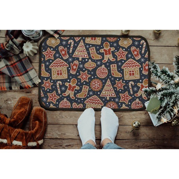 Tappetino con motivo natalizio 40x60 cm - Butter Kings-image-1