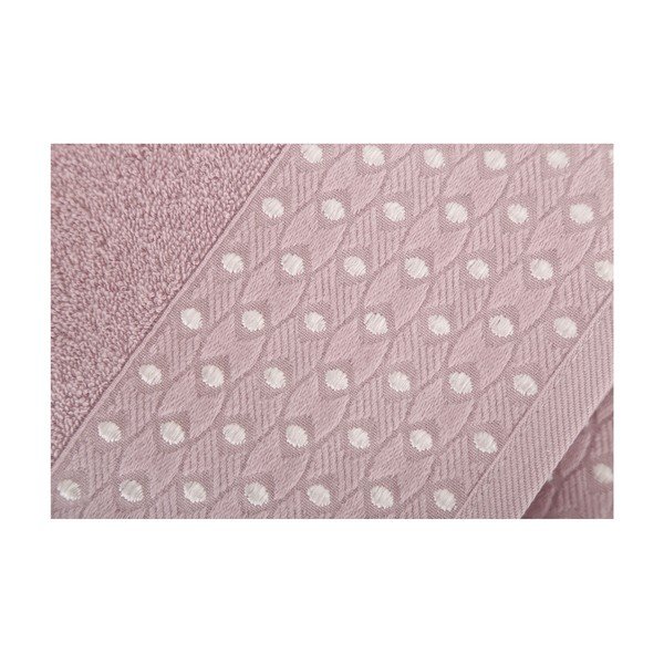 Set di 2 asciugamani rosa antico Ulla - Soft Kiss-image-1
