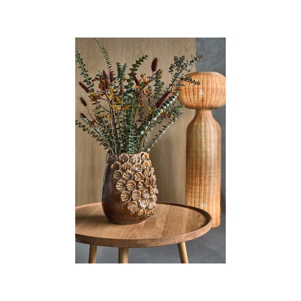 Lampada da terra in colore naturale con paralume in rattan (altezza 130 cm) Vinka - Villa Collection-image-3