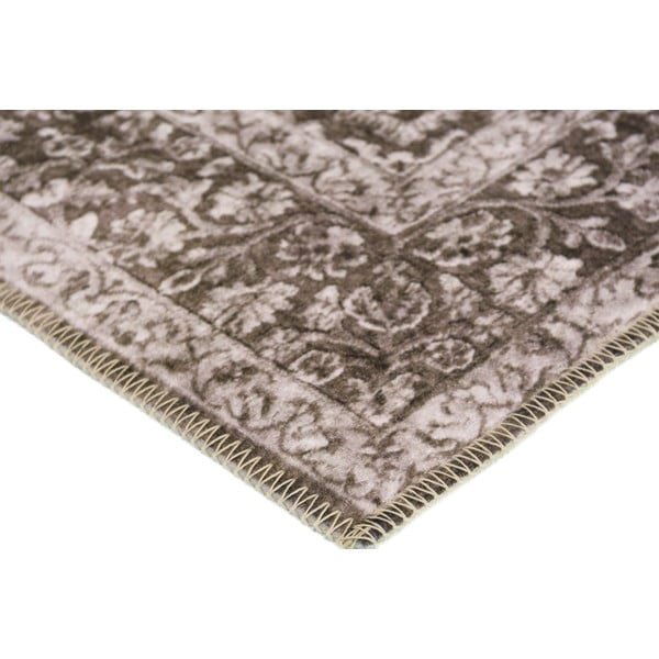 Tappeto lavabile beige 80x50 cm - Vitaus-image-2