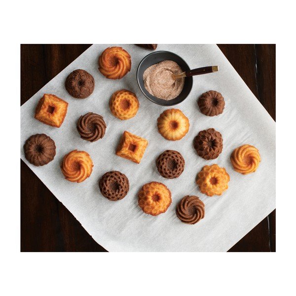 Stampo per 12 mini bundt cake color oro , 280 ml Minimix - Nordic Ware-image-4