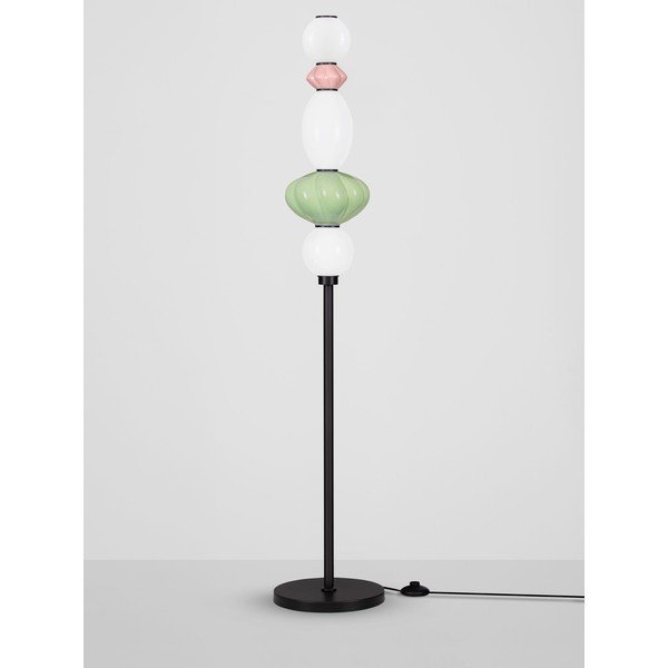 Lampada da terra LED in ceramica con paralume in ceramica/con paralume in vetro con intensità regolabile (altezza totale 136,5 cm) Oneta – Nova Luce-image-3