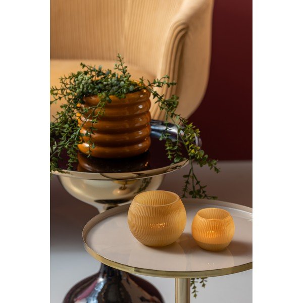Portacandele in vetro per tea light Chique Ribbed - PT LIVING-image-1