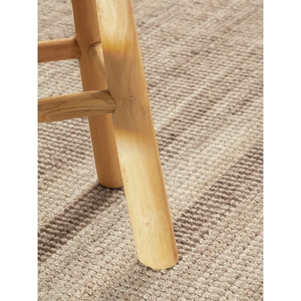 Tappeto rotondo grigio tortora in iuta ø 160 cm Bouclé Jaipur – Hanse Home-image-4