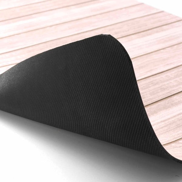 Tappetino da bagno in gomma marrone 50x80 cm Calista - douceur d'intérieur-image-4