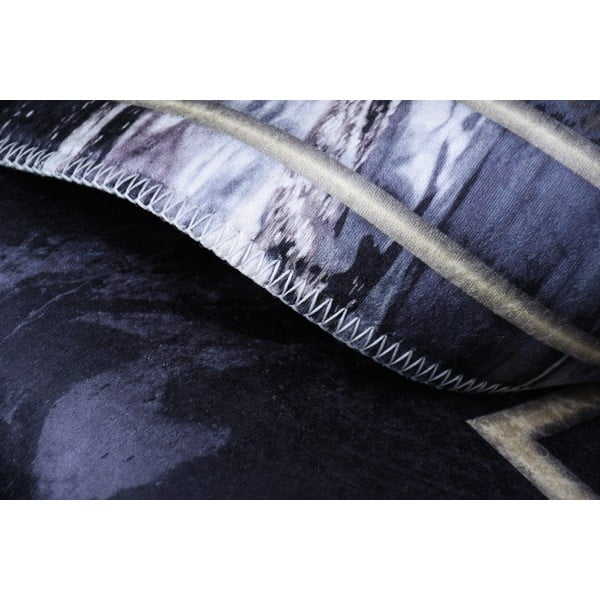 Tappeto nero Willow, 160 x 230 cm - Vitaus-image-3