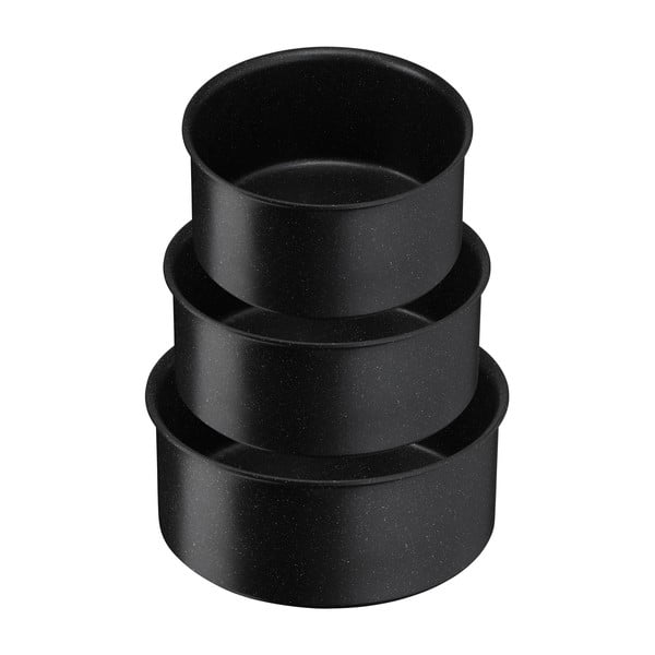 Pentole in set in alluminio con superficie antiaderente/con manico rimovibile 3 pz adatte all'induzione INGENIO Black stone L3998902 – Tefal-image-2