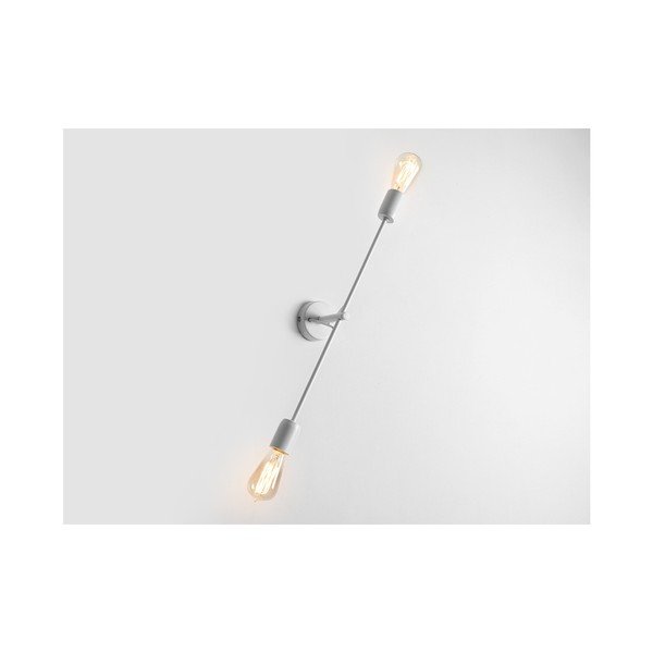 Lampada da parete bianca per 2 lampadine Custom Form , larghezza 60 cm Twigo - CustomForm-image-1