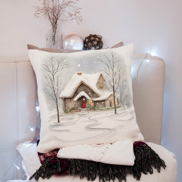 Federa decorativa a tema Natale 43x43 cm – Mila Home-image-3