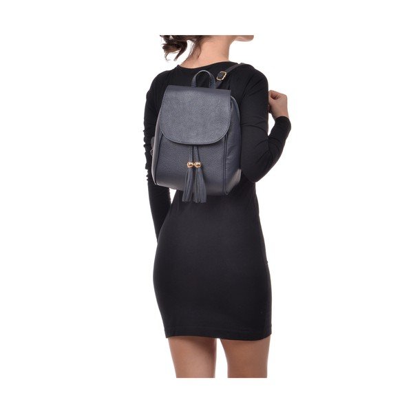 Zaino in pelle blu Tina - Sofia Cardoni-image-4