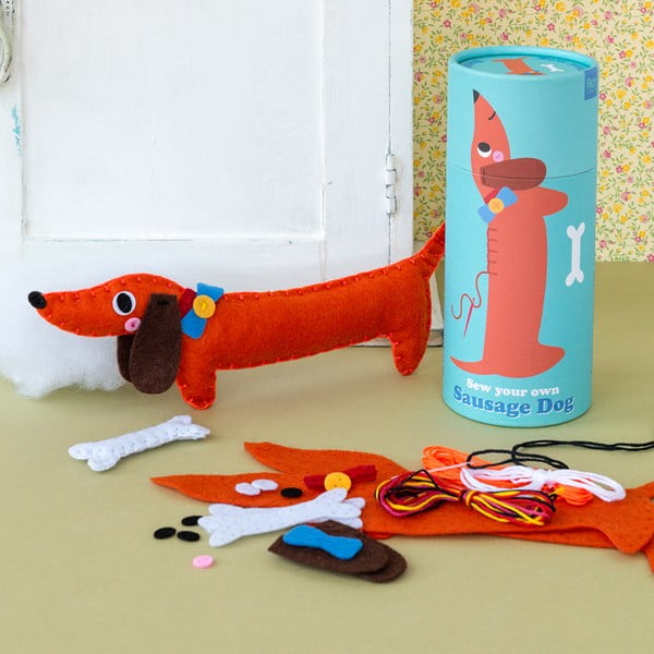 Giocattolo creativo Sew Your Own Sausage Dog – Rex London-image-1